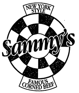 NEW YORK STYLE SAMMY'S FAMOUS CORNED BEEF trademark