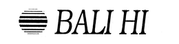 BALI HI trademark