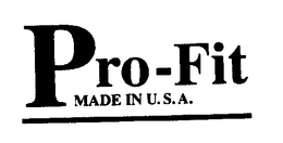 PRO-FIT MADE IN U.S.A. trademark