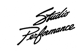 STUDIO PERFORMANCE trademark