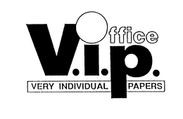 V.I.P. OFFICE VERY INDIVIDUAL PAPERS trademark