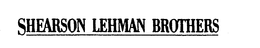 SHEARSON LEHMAN BROTHERS trademark