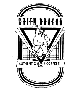 GREEN DRAGON AUTHENTIC COFFEES trademark