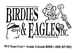 BIRDIES & EAGLES INC. trademark