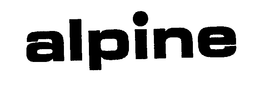 ALPINE trademark