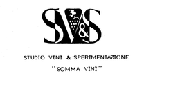 SV&S STUDIO VINI & SPERIMENTAZIONE "SOMMA VINI" trademark