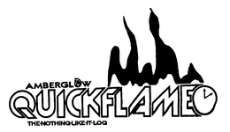 AMBERGLOW QUICKFLAMEO THE-NOTHING-LIKE-IT-LOG trademark