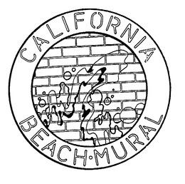 CALIFORNIA BEACH-MURAL trademark