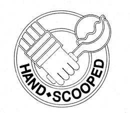 HAND-SCOOPED trademark