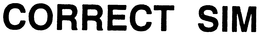 CORRECT SIM trademark