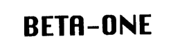 BETA-ONE trademark