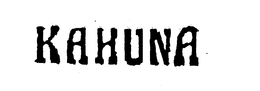 KAHUNA trademark