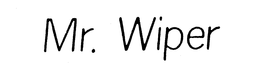 MR. WIPER trademark
