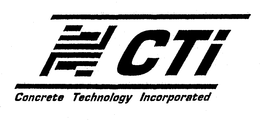 CTI CONCRETE TECHNOLOGY INCORPORATED trademark