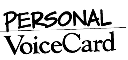 PERSONAL VOICECARD trademark