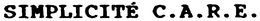 SIMPLICITE C.A.R.E. trademark