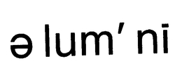 E LUM' NI trademark