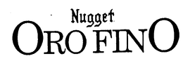 NUGGET ORO FINO trademark