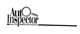AUTO INSPECTOR ON-SITE INSPECTION SERVICE trademark
