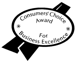 CONSUMERS' CHOICE AWARD FOR BUSINESS EXCELLENCE trademark