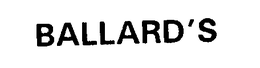 BALLARD'S trademark