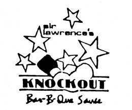 SIR LAWRENCE'S KNOCKOUT BAR-B-QUE SAUCE trademark