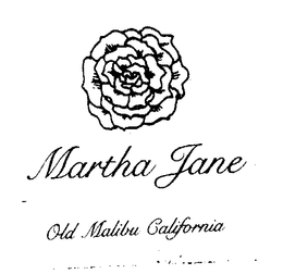 MARTHA JANE OLD MALIBU CALIFORNIA trademark