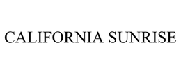 CALIFORNIA SUNRISE trademark