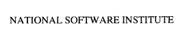 NATIONAL SOFTWARE INSTITUTE trademark