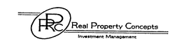 RPC REAL PROPERTY CONCEPTS INVESTMENT MANAGEMENT trademark