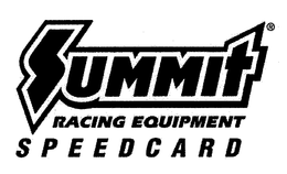 SUMMIT RACING EQUIPMENT SPEED CARD trademark