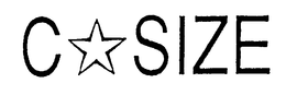 C SIZE trademark