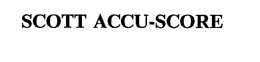 SCOTT ACCU-SCORE trademark