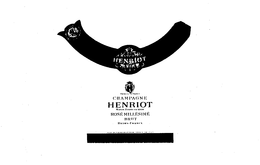 CHAMPAGNE HENRIOT REIMS PRODUCE OF FRANCE CHAMPAGNE HENRIOT MAISON FONDEE EN 1808 ROSE MILLESIME BRUT REIMS-FRANCE ELABORE PAR HENRIOT REIMS FRANCE - NM-213-001 trademark