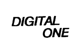 DIGITAL ONE trademark
