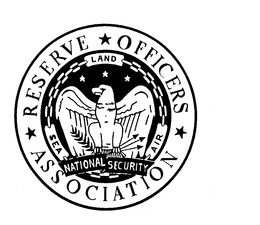 RESERVE - OFFICERS - ASSOCIATION NATIONAL SECURITY SEA LAND AIR trademark