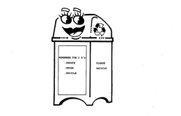REBECCA (BECKY) RECYCLER SAYS... REMEMBER THE 3 R'S .REDUCE .REUSE .RECYCLE PLEASE RECYCLE trademark