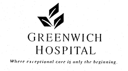 GREENWICH HOSPITAL WHERE EXCEPTIONAL CARE IS ONLY THE BEGINNING. trademark