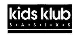 KIDS KLUB B-A-S-I-X-S trademark