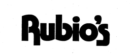 RUBIO'S trademark