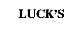 LUCK'S trademark