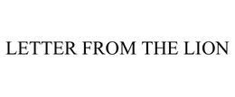 LETTER FROM THE LION trademark