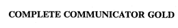 COMPLETE COMMUNICATOR GOLD trademark