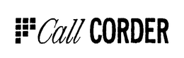 CALL CORDER trademark