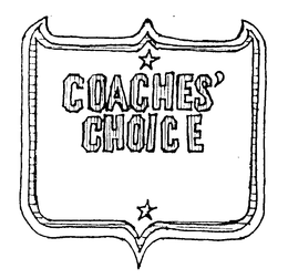 COACHES' CHOICE trademark
