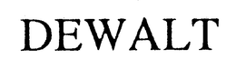 DEWALT trademark