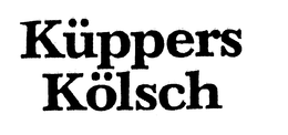 KUPPERS KOLSCH trademark