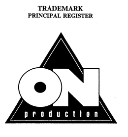 ON PRODUCTION trademark