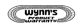 WYNN'S PRODUCT WARRANTY trademark