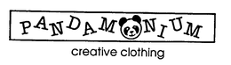 PANDAMONIUM CREATIVE CLOTHING trademark